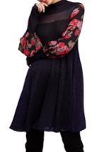 Women's Free People Rose & Shine Sweater Dress - Black