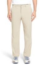 Men's Cutter & Buck 'bainbridge' Drytec Flat Front Pants X 34 - Beige