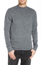 Men's Treasure & Bond Regular Fit Brushed Mock Neck Sweater - Grey