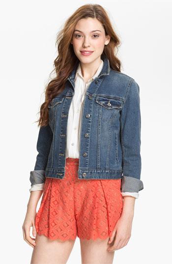 Women's Two By Vince Camuto Jean Jacket - Blue