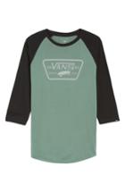 Men's Vans Full Patch Raglan T-shirt - Green