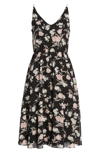 Women's Soprano Floral Blouson Midi Dress