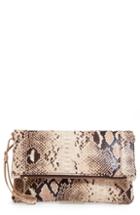 Sole Society Rolyn Faux Leather Clutch - Pink