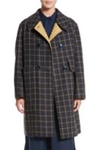 Women's Sofie D'hoore Plaid Wool Blend Car Coat Us / 36 Fr - None