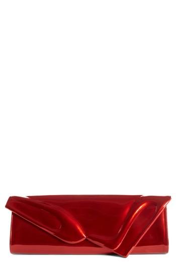 Christian Louboutin 'so Kate' Patent Leather Clutch - Red