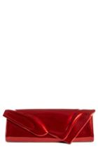 Christian Louboutin 'so Kate' Patent Leather Clutch - Red