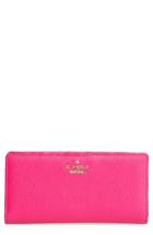 Women's Kate Spade New York Large Jackson Street - Stacy Leather Wallet - Pink