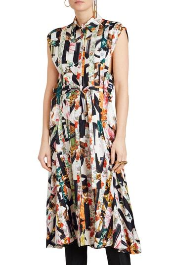 Women's Burberry Sacha Silk Dress Us / 36 It - Orange