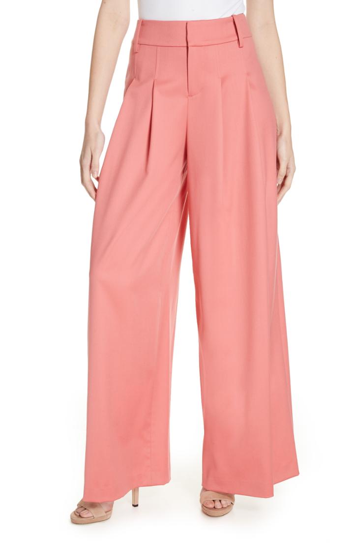 Women's Alice + Olivia Scarlet Wide Leg Pants - Pink