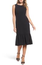 Women's Adrianna Papell Ruffle Back Crepe Sheath Dress