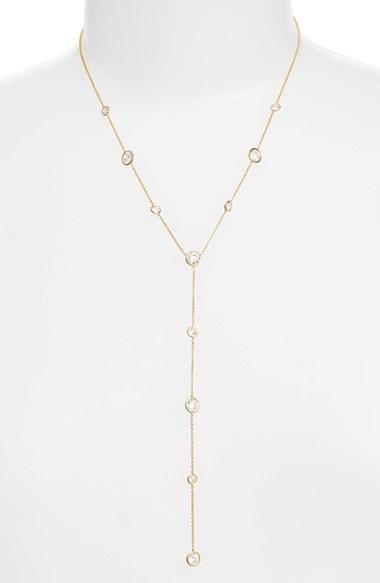 Women's Nadri Bezel Y Necklace