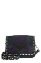 Isabel Marant Calibar Patchwork Leather Crossbody Bag - Blue