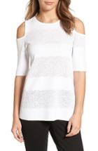 Women's Nic+zoe Cold Shoulder Sweater