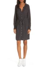 Women's Rebecca Taylor Dot Print Tie Dress - Blue