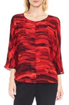 Women's Vince Camuto Muses Print Dolman Sleeve Blouse - Red