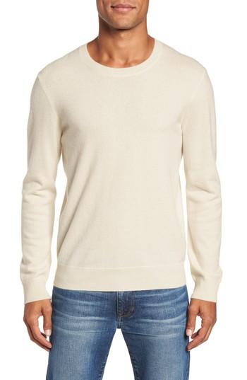 Men's Frame Cashmere Crewneck Sweater - Ivory
