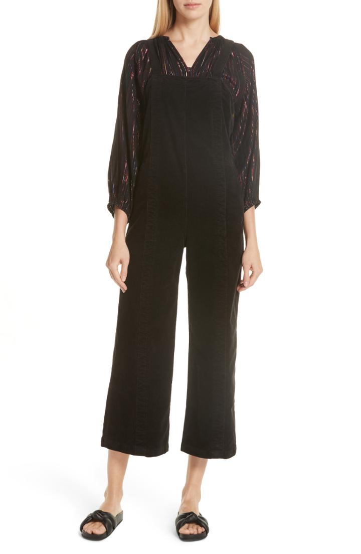 Women's Leith Square Neck Bodysuit - Black