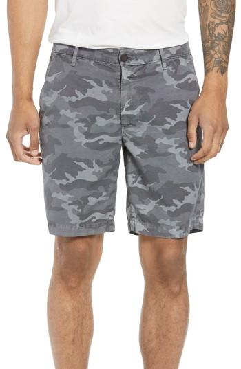 Men's Ag Wanderer Slim Fit Cotton & Linen Shorts