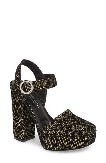Women's Charles David Roan Sandal Eu - Metallic