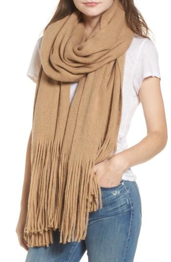 Women's Free People Kolby Brushed Scarf, Size - White