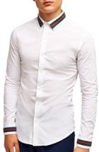 Men's Topman Tape Muscle Fit Shirt