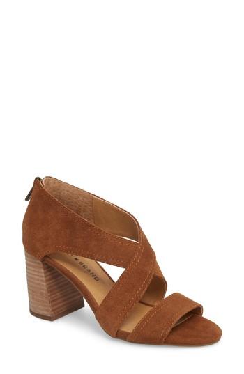 Women's Lucky Brand Vidva Strappy Sandal .5 M - Brown