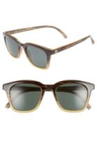 Men's Sunski Moraga 47mm Polarized Sunglasses - Stripe Tortoise Forest