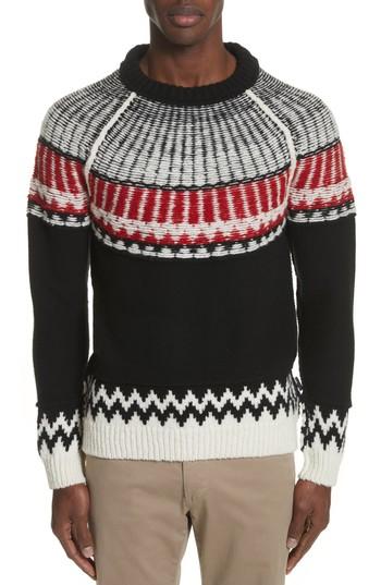 Men's Burberry Rycroft Wool & Cashmere Blend Sweater - Black