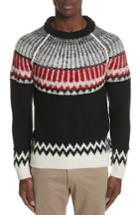 Men's Burberry Rycroft Wool & Cashmere Blend Sweater - Black