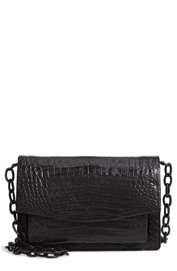 Nancy Gonzalez Medium Genuine Crocodile Bag - Black