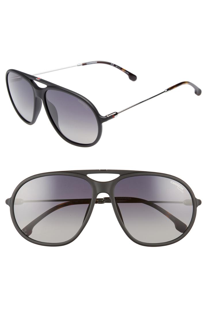 Men's Carrera Eyewear 60mm Polarized Aviator Sunglasses -