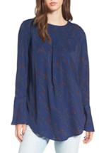 Women's Treasure & Bond Bell Sleeve Top, Size - Blue