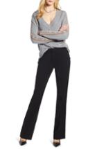Women's Halogen Chain Stripe Sweater - Grey