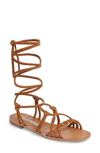 Women's Kristin Cavallari Tori Knotted Wraparound Sandal M - Brown