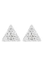 Women's Carriere Small Pave Diamond Triangle Earrings (nordstrom Exclusive)