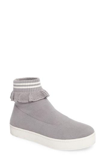 Women's Opening Ceremony Bobby Sock Knit Sneaker Eu - Grey