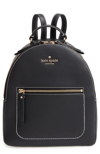 Kate Spade New York Thompson Street - Brooke Leather Backpack - Black