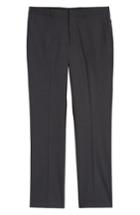 Men's Nordstrom Men's Shop Tech-smart Trim Fit Stretch Wool Travel Trousers X - Grey