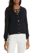 Women's Tory Burch Margeaux Cardigan - Blue
