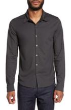 Men's Zachary Prell Glacier Knit Sport Shirt - Black