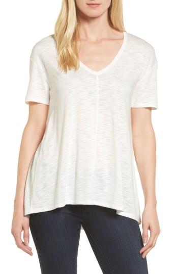 Women's Nordstrom Signature Slub Knit Trapeze Tee