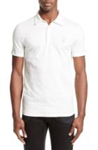 Men's Versace Collection Trim Fit Polo - White