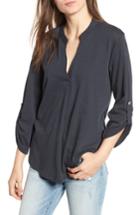 Women's All In Favor Knit Henley - Grey