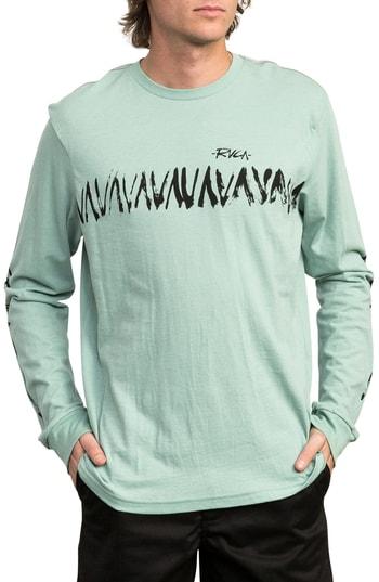 Men's Rvca Dry Brush Graphic T-shirt - Green