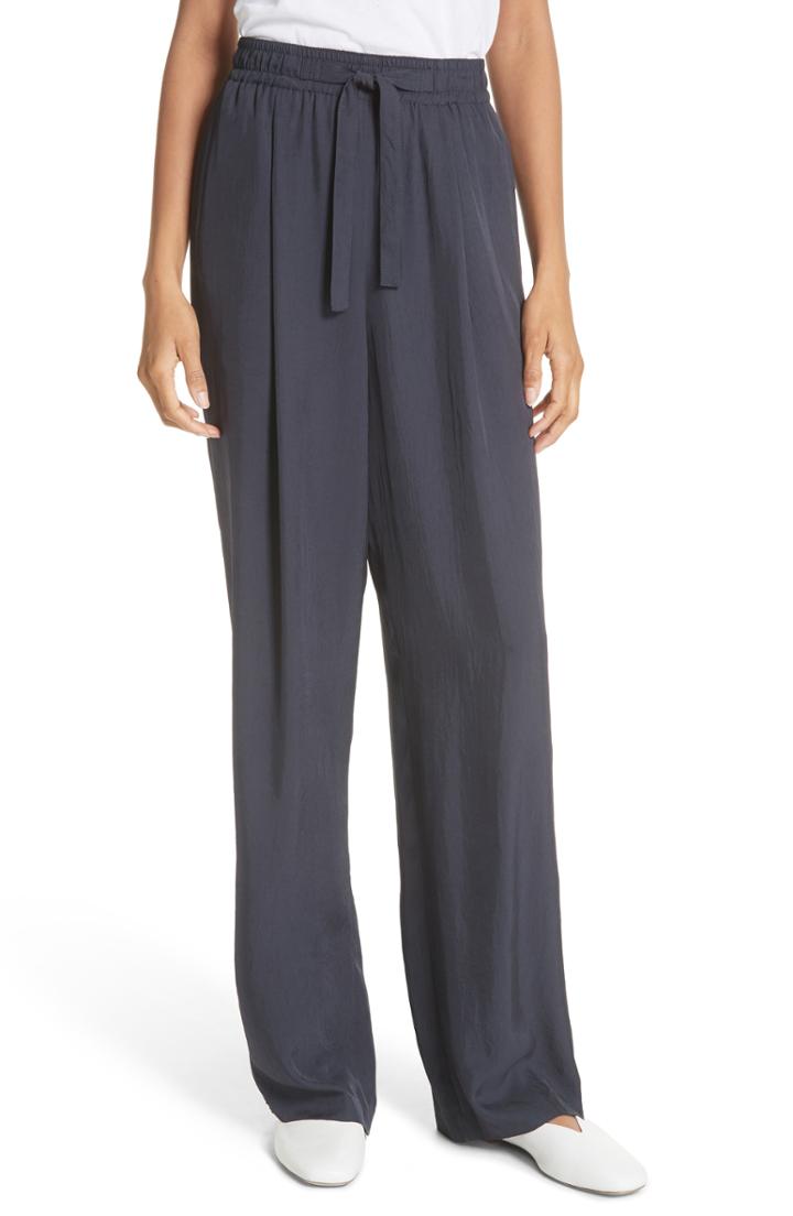 Women's Vince Tie Front Wide Leg Pants
