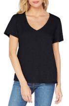 Women's Michael Stars Ultra Jersey Cotton Blend Tee, Size - Black