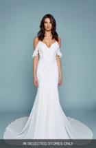Women's Dress The Population Diana Cold Shoulder Side Slit Gown