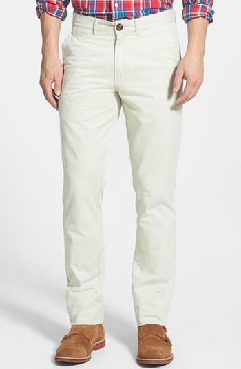 Men's Vintage 1946 'sahara' Trim Fit Vintage Washed Twill Chinos - Beige