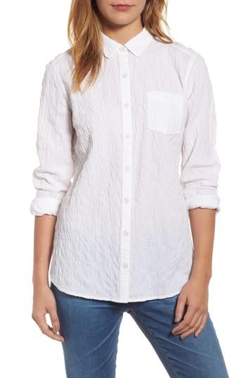 Women's Caslon Button Up Shirt - White