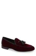 Men's Magnanni Denton Tassel Loafer .5 M - Burgundy